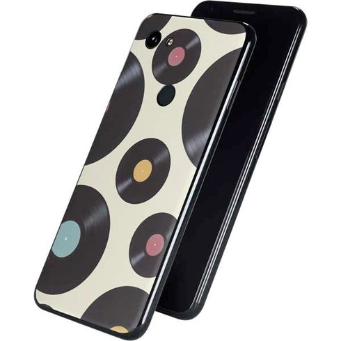 Colorful Records Google Pixel 3a XL Skin